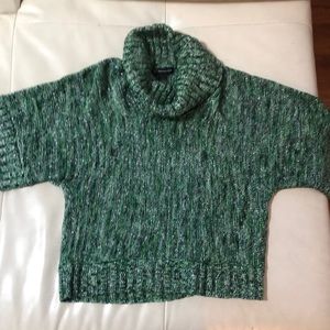 INC Sweater Green Sparkle L